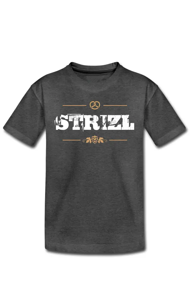 Kinder-Shirt Strizl, anthrazit meliert