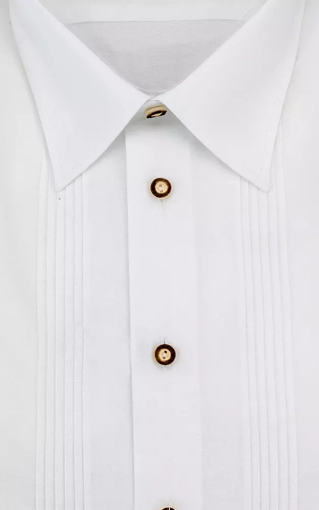 Hemd Arido 12 Biesen, weiß