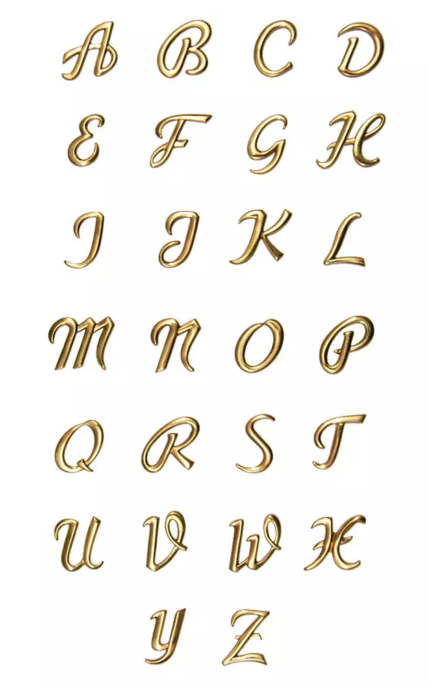 Herrengürtel mit eigenen Initialen - Monogramm