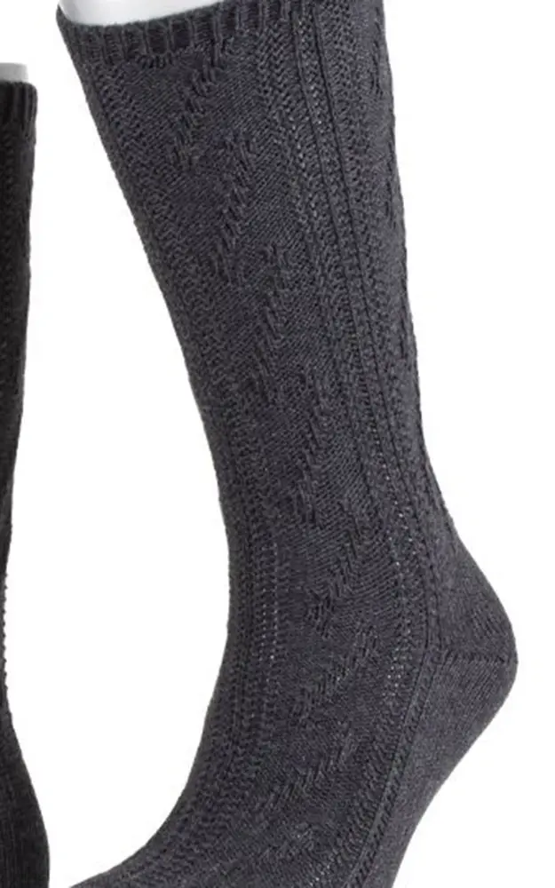 Socken LN 3524, anthrazit