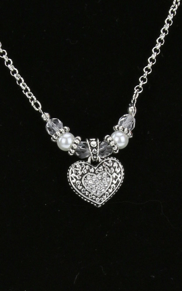 Kette 51050-48377-1, Herz kristall