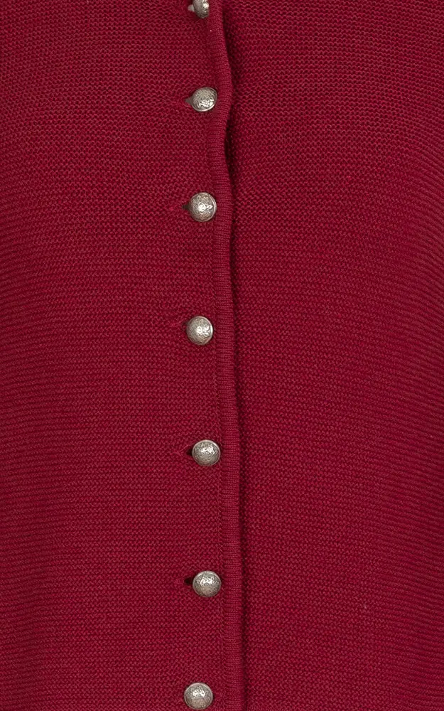 Strickjacke Isolde Issy, weinrot