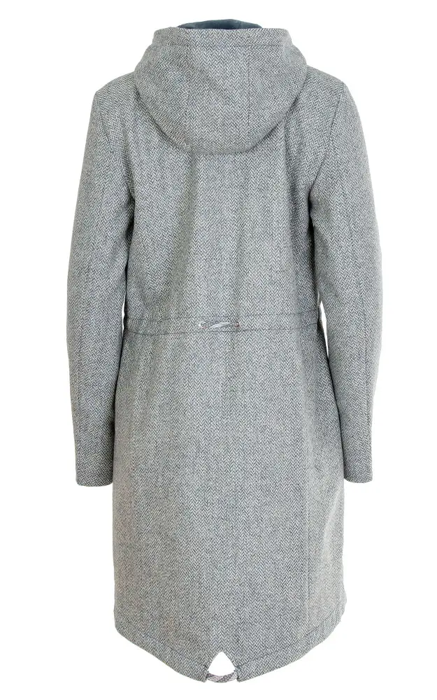 Mantel Kärnten, blau/beige