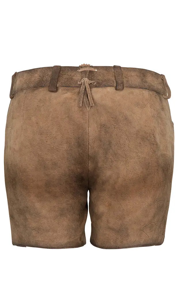Damenlederhose Perga, mandel