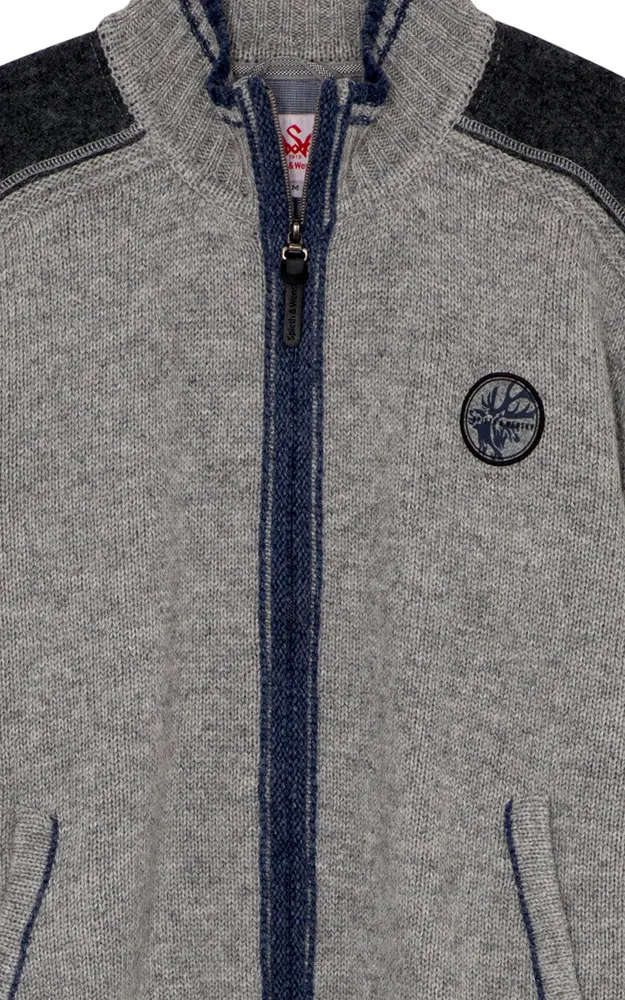 Strickjacke Betzbach, hellgrau