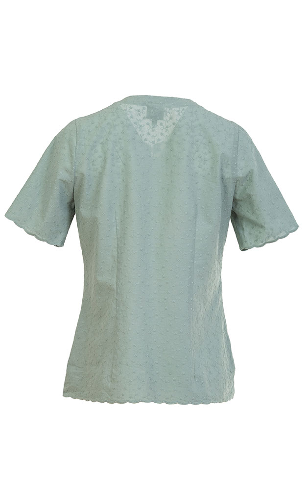 Trachtenshirt 35122, salbeigrün