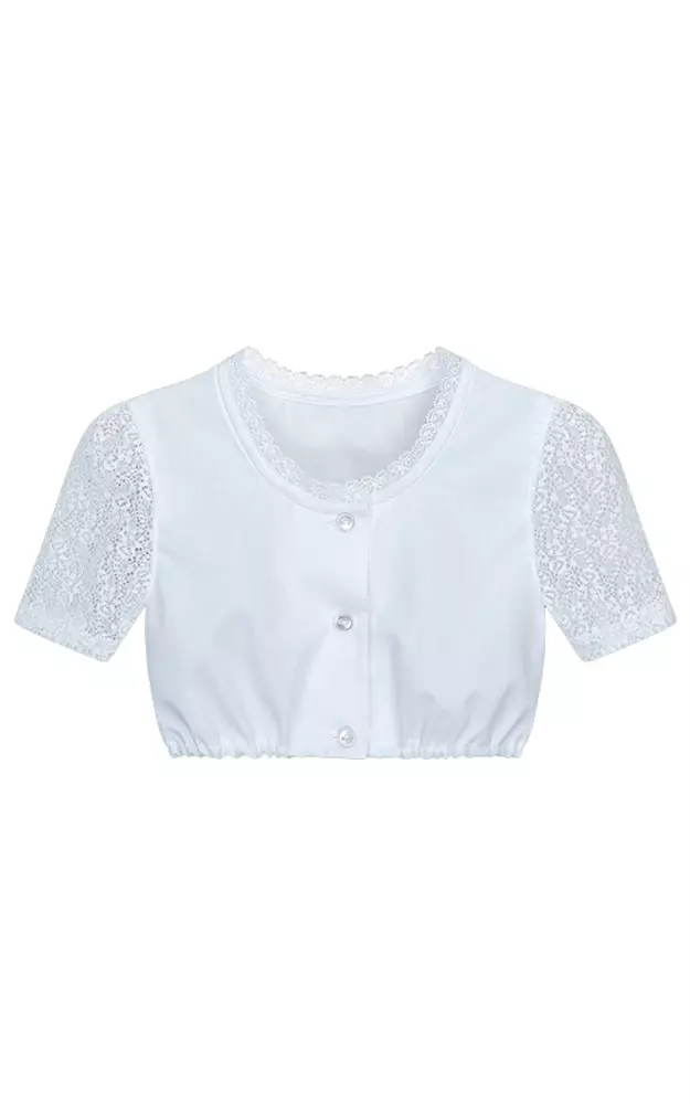 Kinderbluse 15 00138, weiß