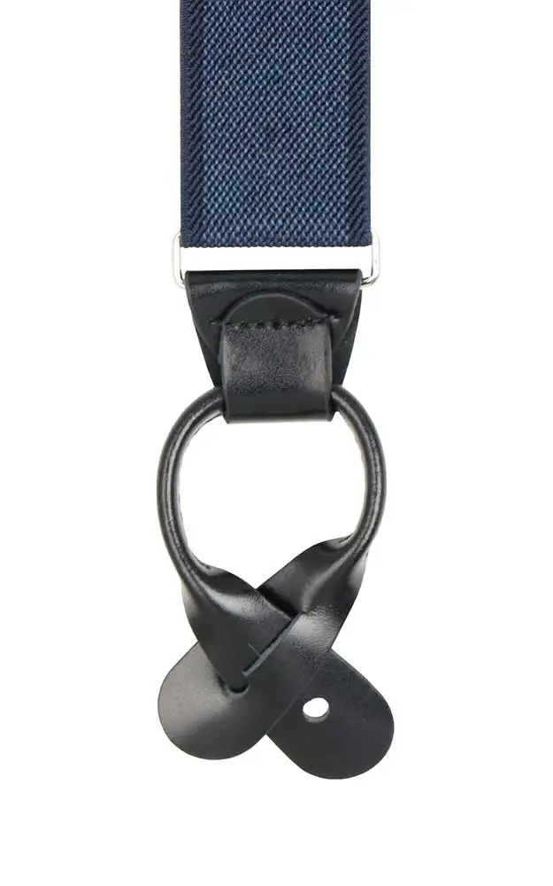 Hosenträger Stresemann, blau/schwarz