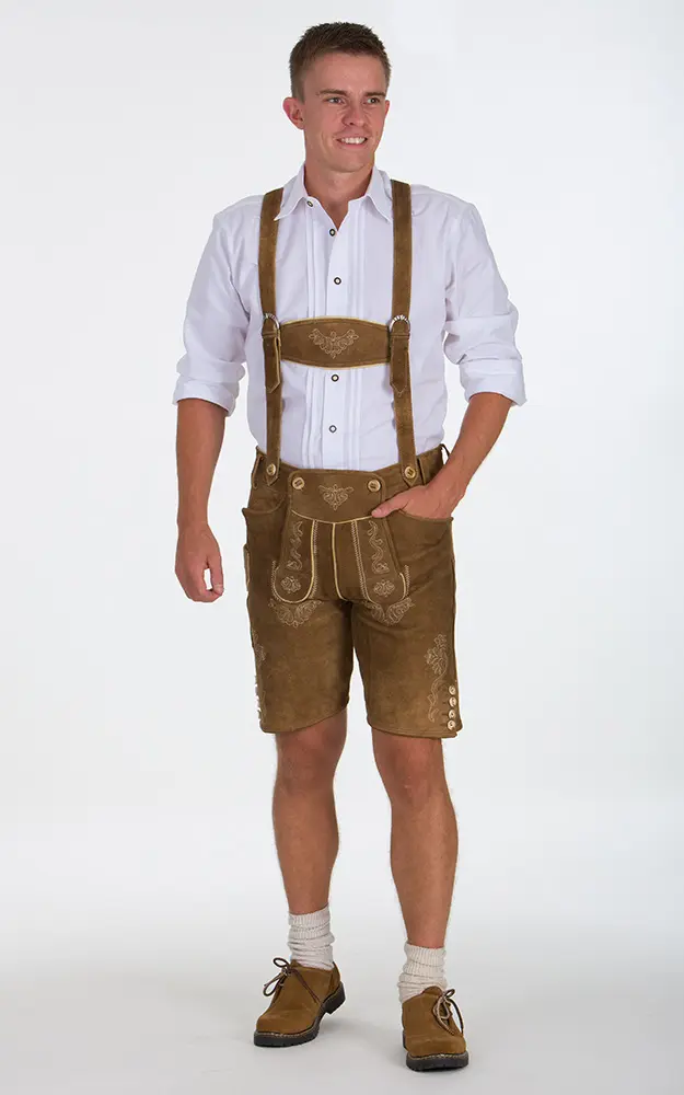 Lederhosen-SET Toni kurz, reh