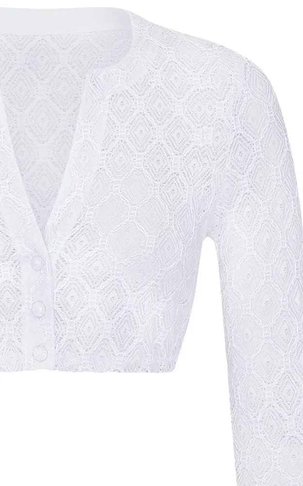 Dirndlbluse 01 06737SL 03, weiß