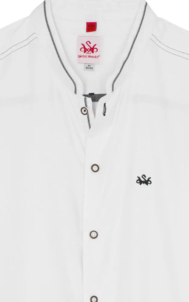 Hemd Freising SK, weiß - Slim fit