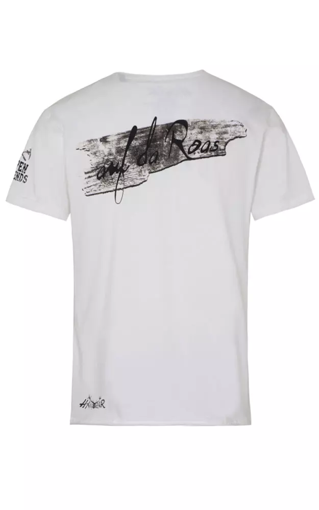 T-Shirt Alpenbiker, weiß