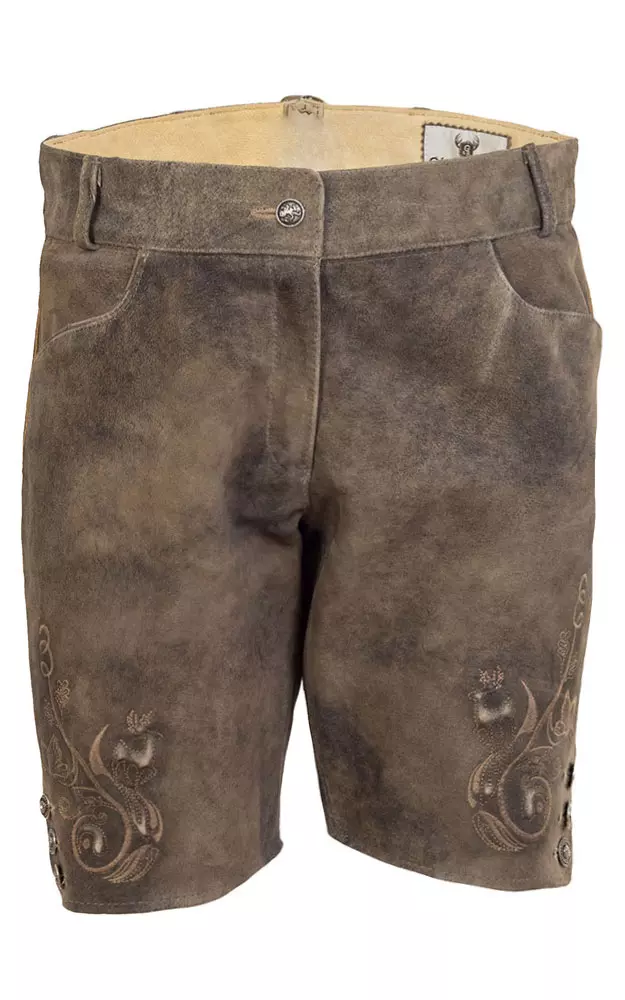 Damenlederhose Mila, beige