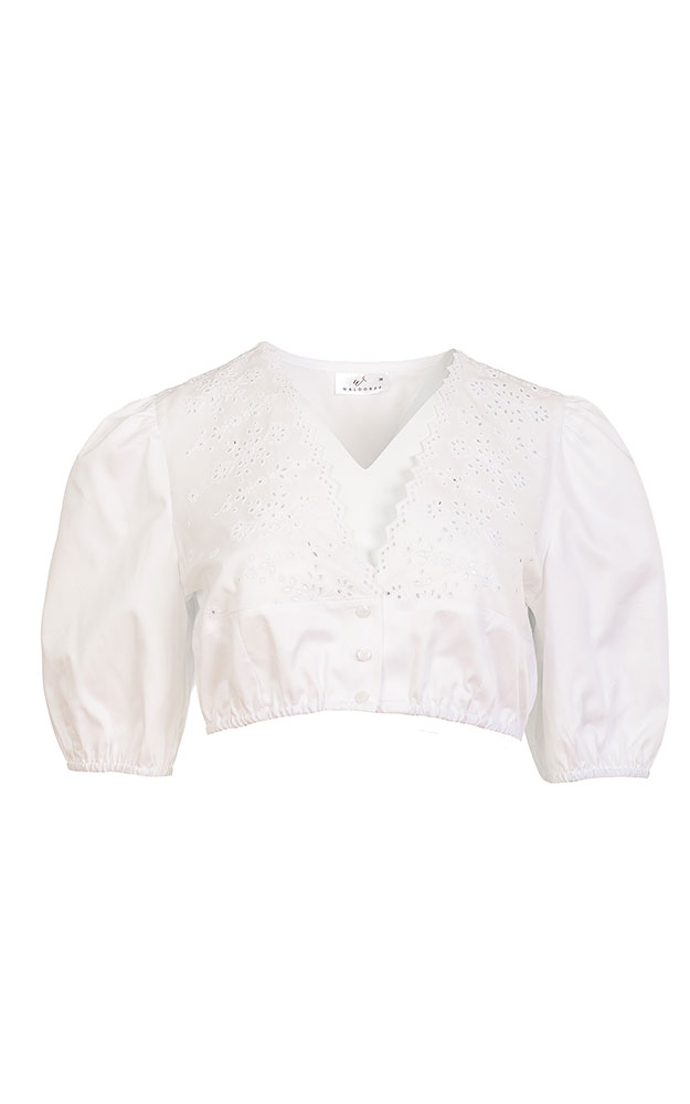 Dirndlbluse 62183, weiß