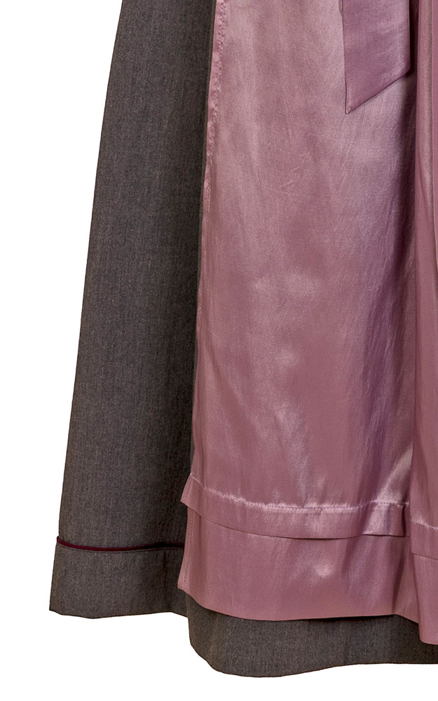 Blusendirndl Riegsee /E beere/grau, ohne Schürze