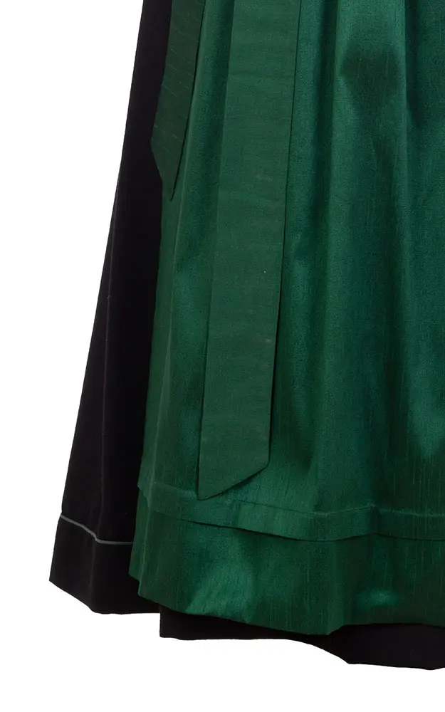 Blusendirndl Griessee /E schwarz Rosen, ohne Schürze