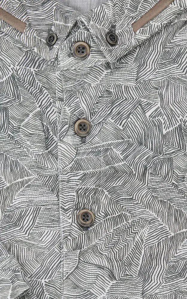 Polo-Shirt 2509, grau/beige