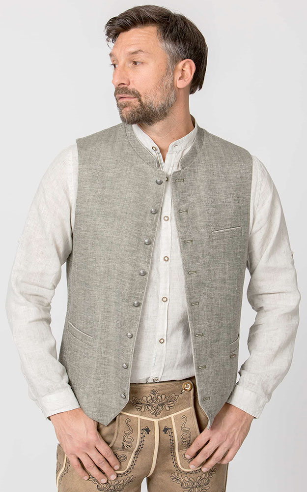 Weste Lucio, schilfgrün