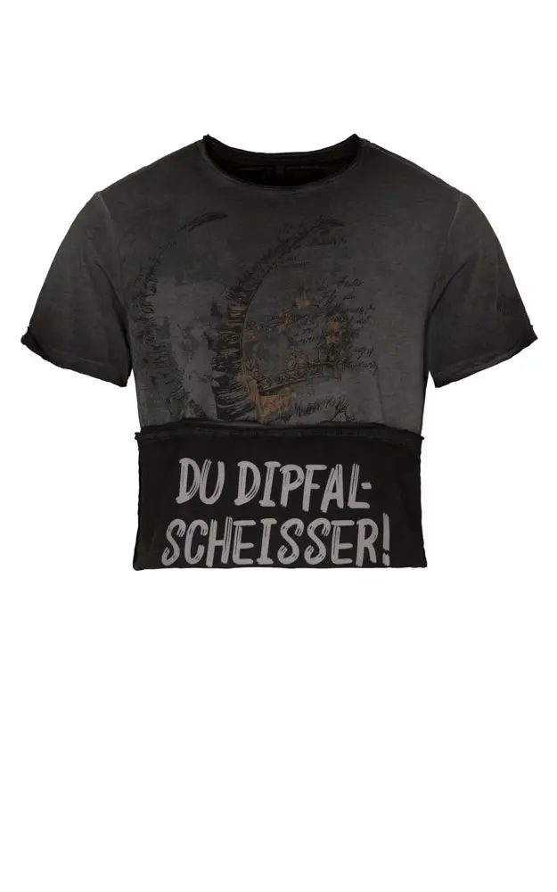 T-Shirt Almerich, dunkelgrau