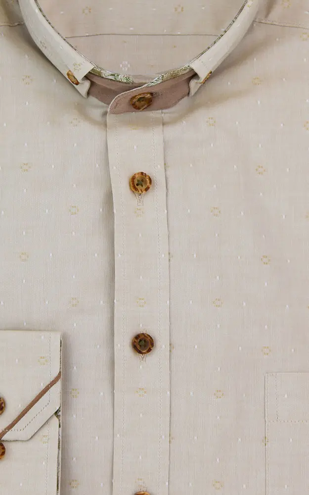 Hemd 3042, beige - Slim fit