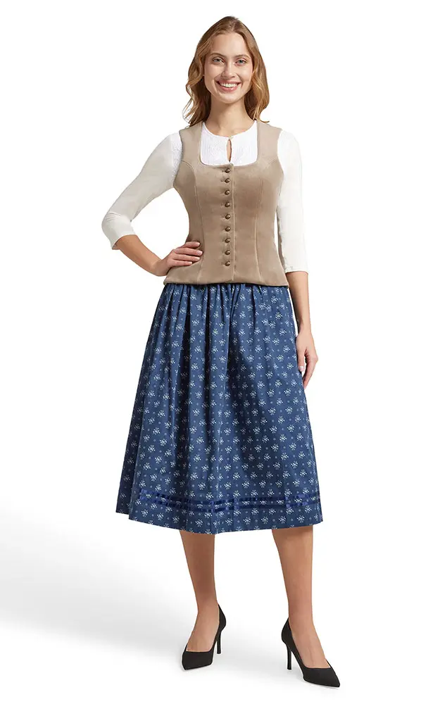 Mieder Samt 64250, natur