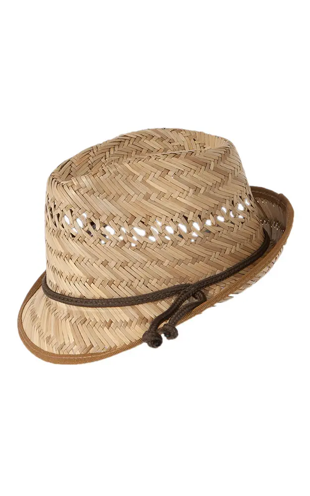 Kinderhut Stroh Jungen, natur