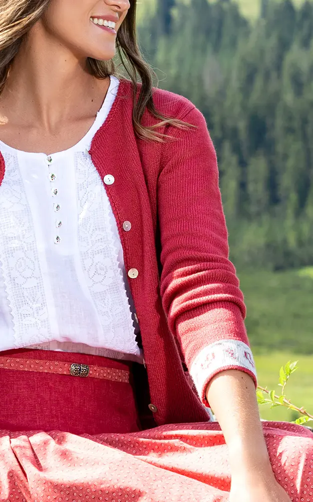 Strickjacke Krems, lachs