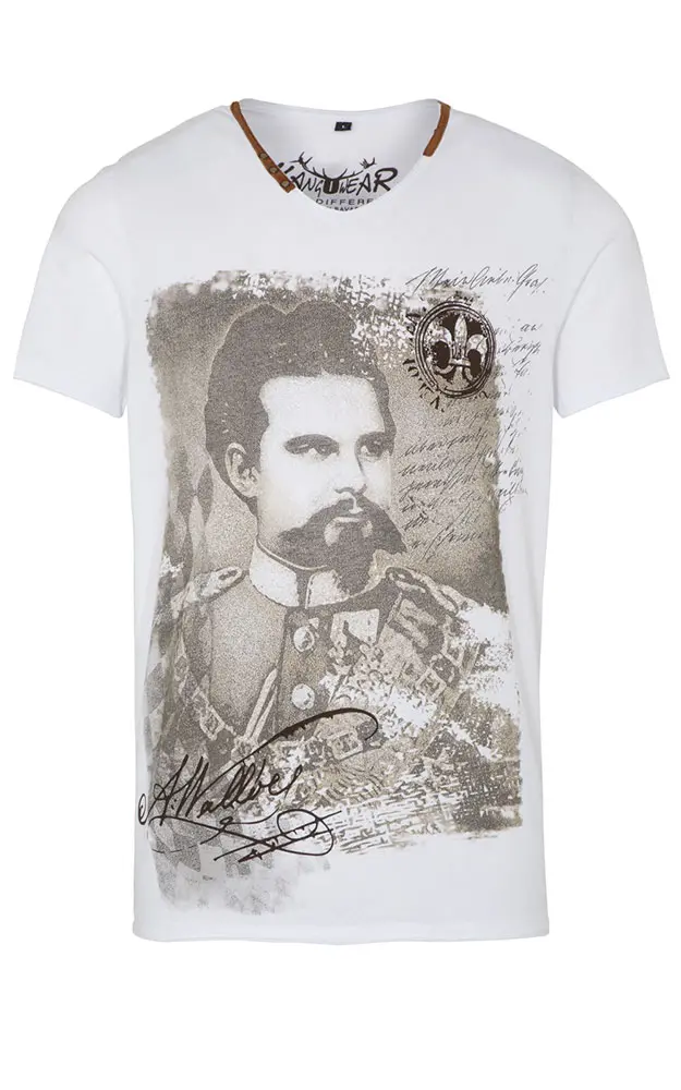 T-Shirt Ludwig 2, weiß