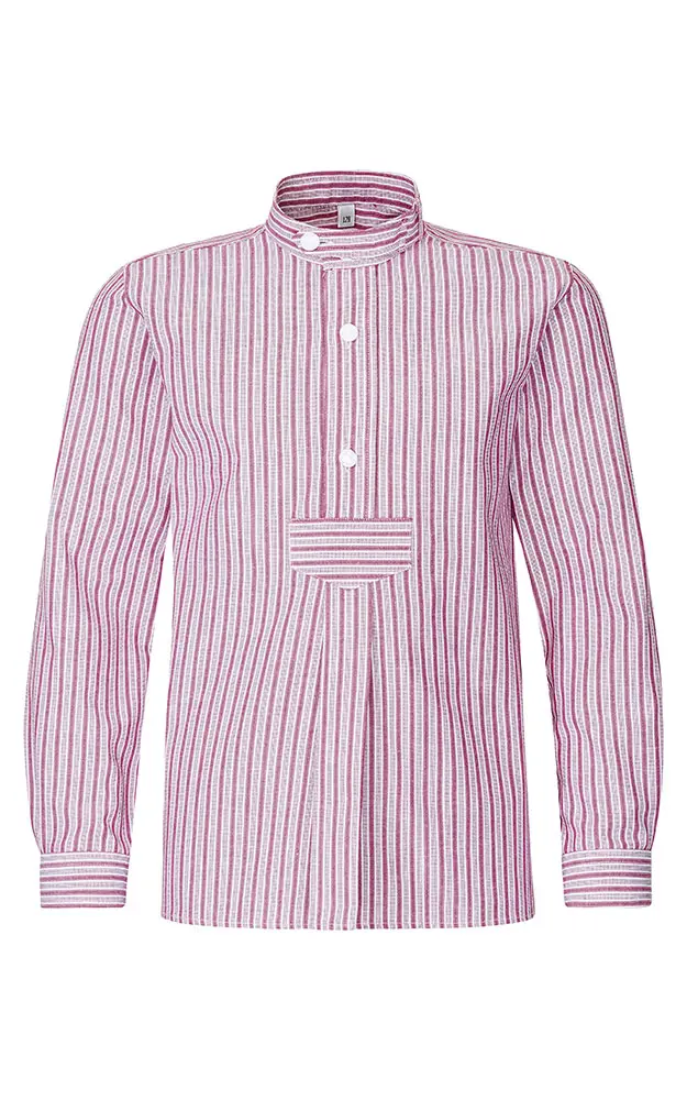 Kinderhemd Lukas, rot gestreift SK