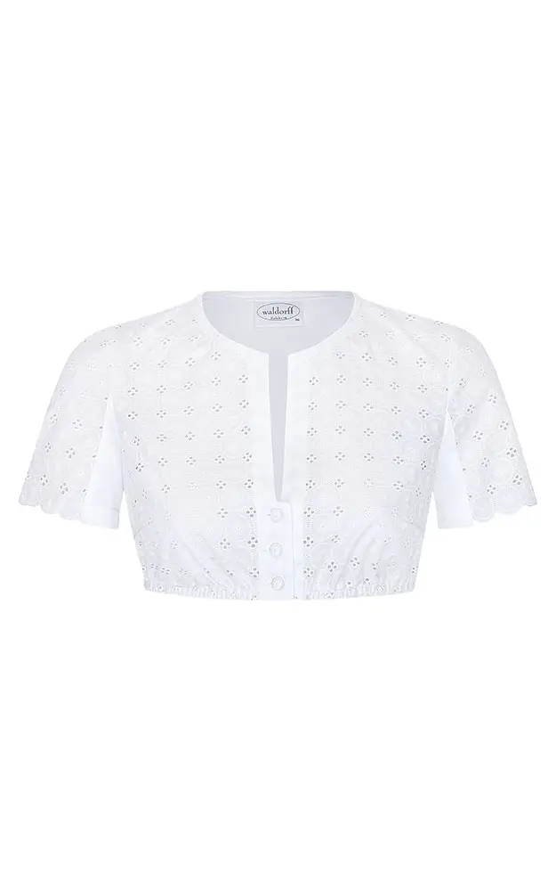 Dirndlbluse 01 6382JSL, weiß