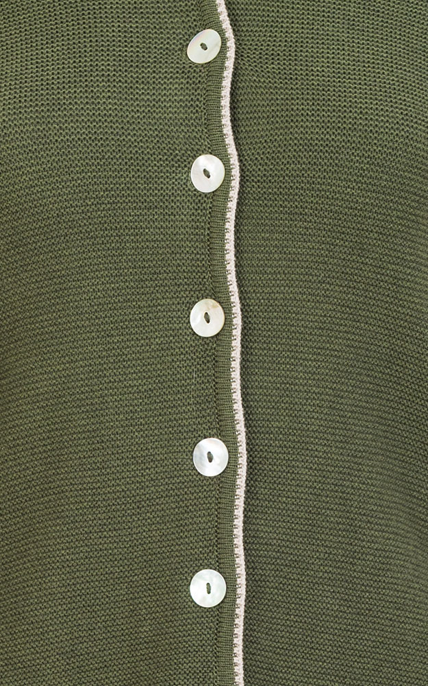 Strickjacke Ursula, tanne