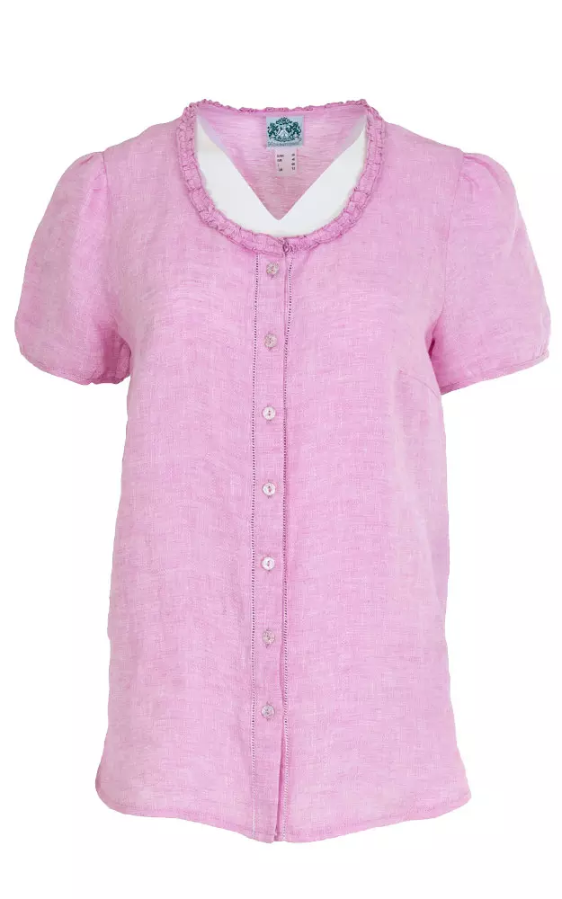 Trachtenbluse Sandra, rosa
