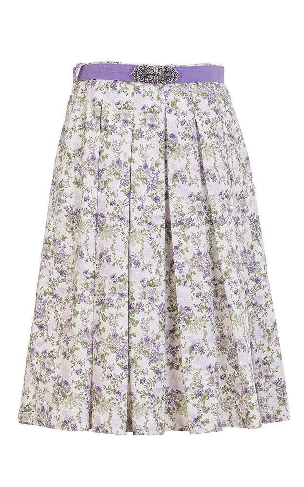 Rock Herlind 5763, lila Blumen