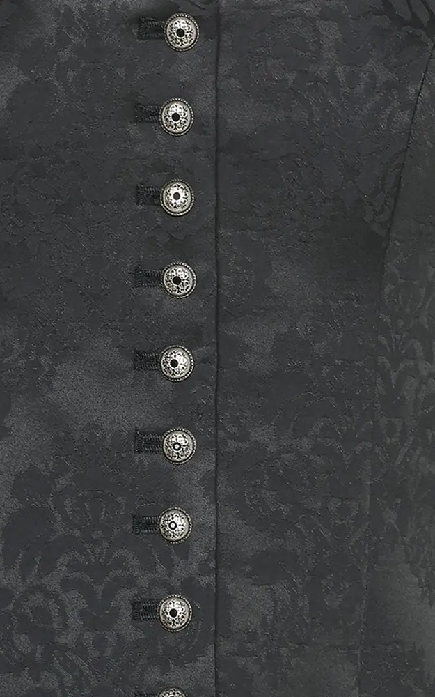 Mieder Jacquard, anthrazit