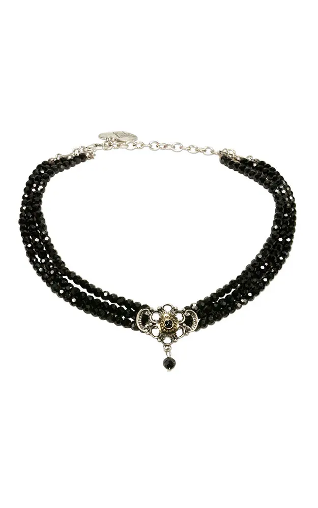 Kette DHK19000000, Perle schwarz