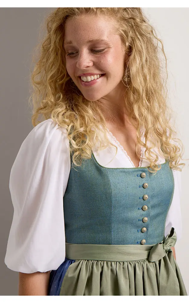 Dirndlbluse Fiolla, weiß