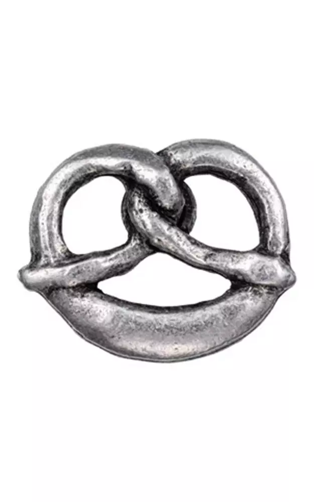 Ansteck-Pin - Breze altsilber