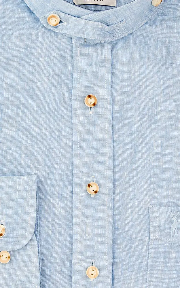 Hemd Hannes, blau - Slim fit