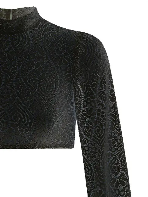 Dirndlbluse 01 10305SL, schwarz