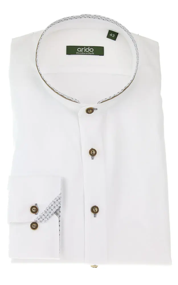 Hemd 2536H 532, weiß/blau SK - Slim fit