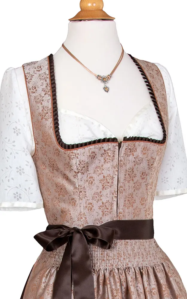 Blusendirndl Buchensee /E braun, ohne Schürze