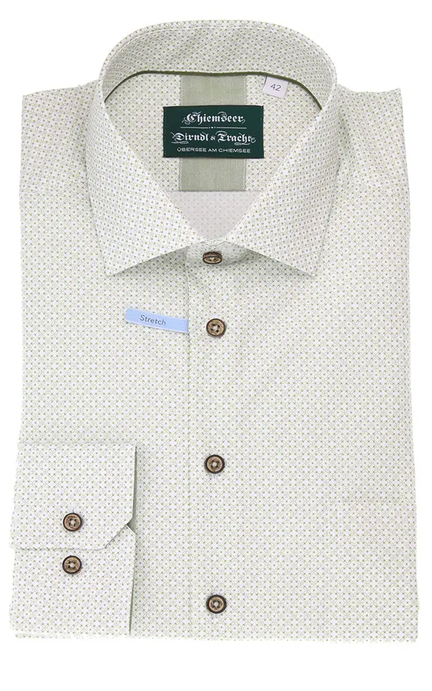 Hemd 3060 43104, grün - Slim fit
