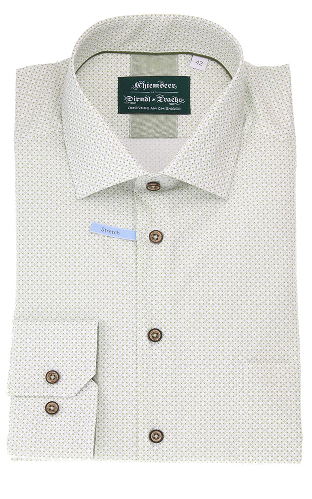 Hemd 3060 43104, grün - Slim fit