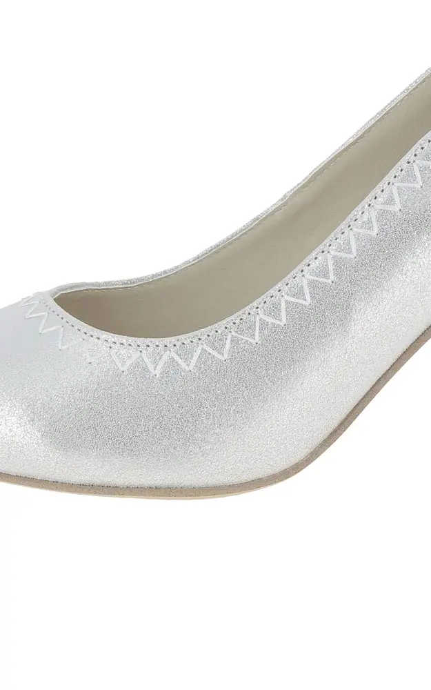 Velours-Schuhe 30036200096, silber