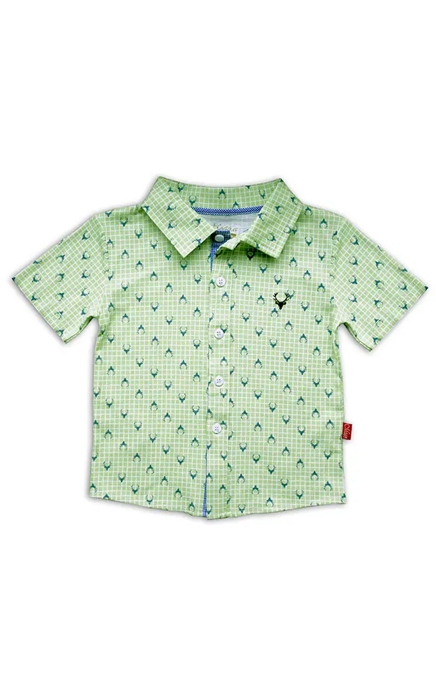 Baby-Body Livrio kurzarm, grün