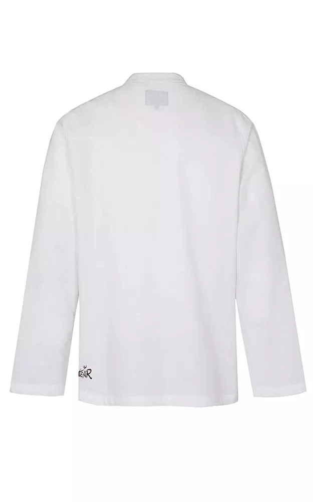 Shirt Quinto, weiß langarm