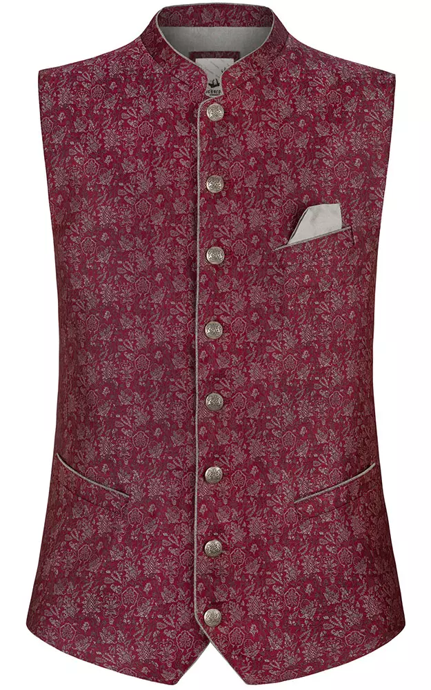 Weste Hartmut, weinrot