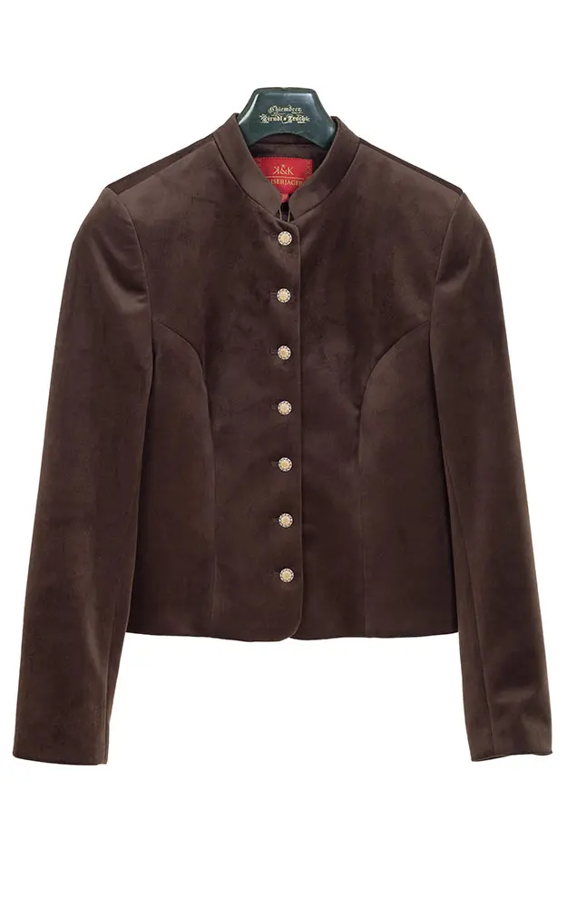Samtjacke Ilsa, braun
