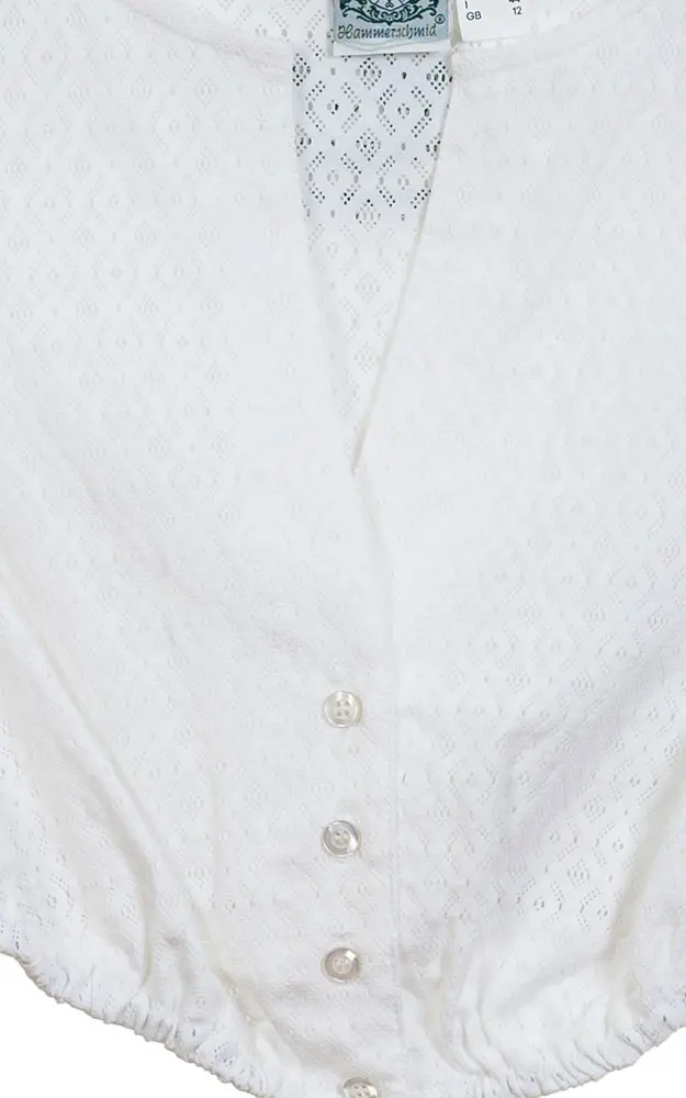 Dirndlbluse Senta, weiß