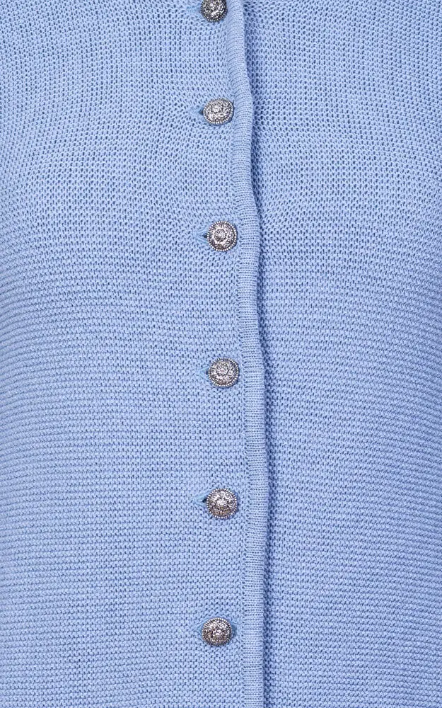 Strickjacke Issy, rauchblau